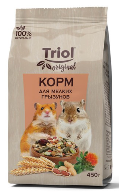 Корм Трио для мелких грызунов, 450г, Original