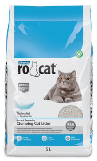 Ro Cat Комкующийся наполнитель без пыли &quot;Натуральный&quot;, пакет 17 кг