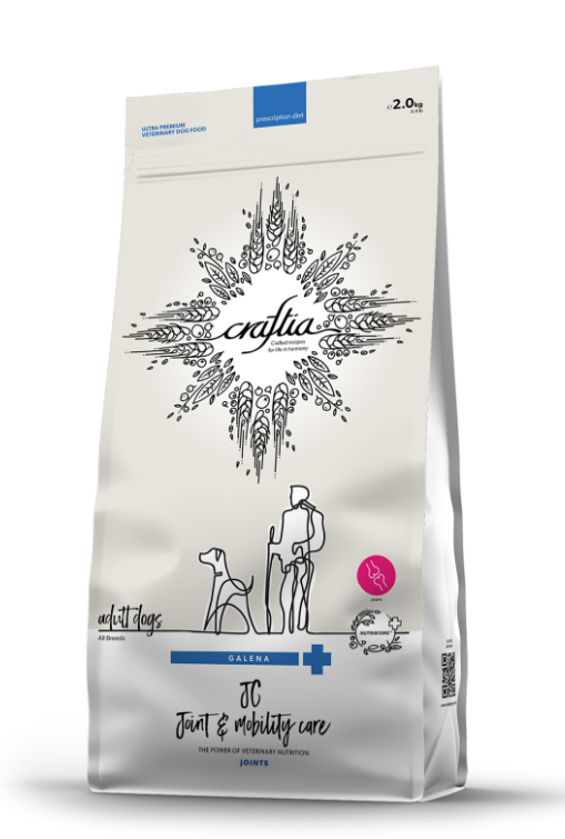 Ветеринарная диета CRAFTIA GALENA DOG JOINT &amp; MOBILITY CARE Джоинт энд Мобилити для собак при заболевании суставов 2 кгn