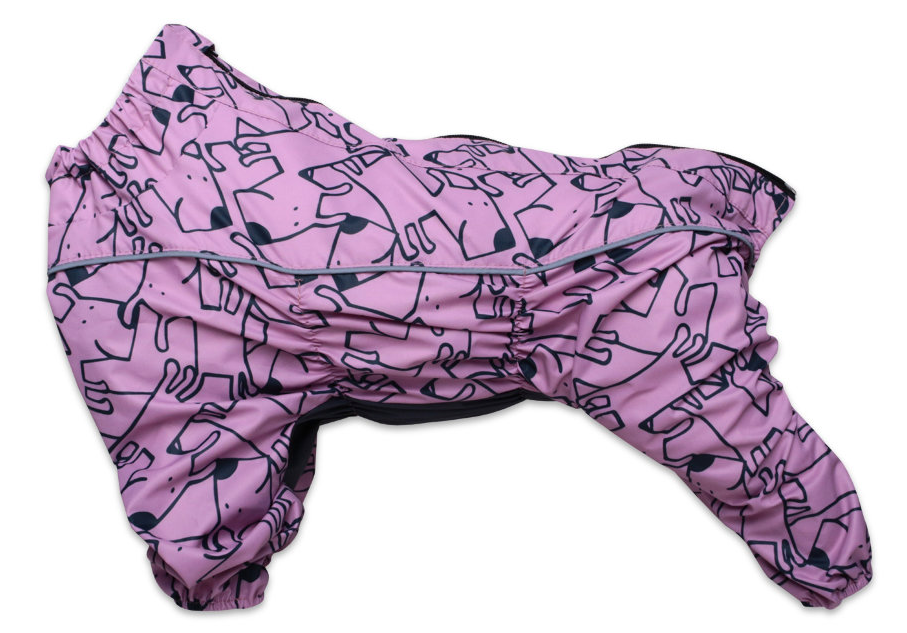 Дождевик для собаки LionPets Woopy SLM-8321 девочка (Размер 4 (Длина спинки 35, грудь 45-55, 16 шея 32-40))
