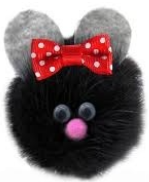 sh-07539 GoSi Игрушка для Кошек "Ушастик Виталина" Натуральная норка