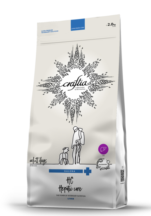 Ветеринарная диета CRAFTIA GALENA DOG HEPATIC CARE Гепатик для собак при заболеваниях печени 2 кг