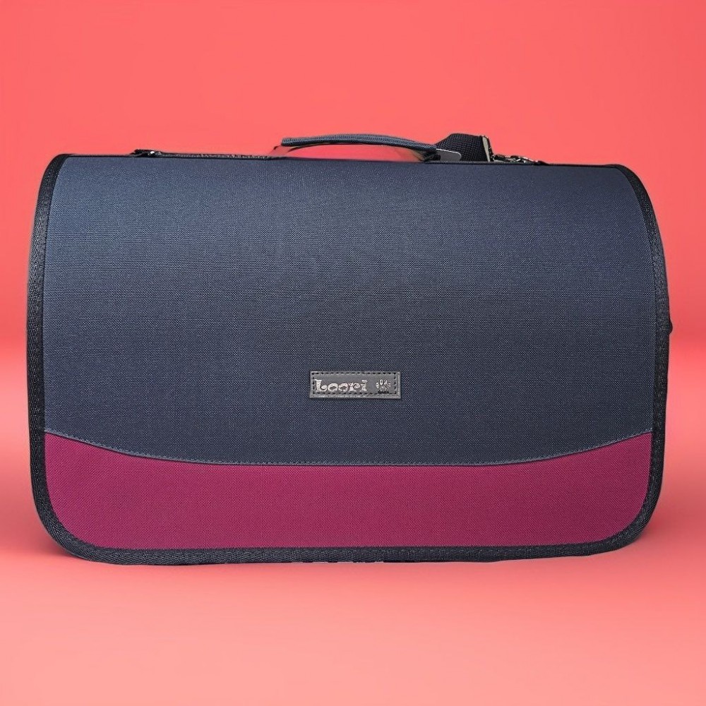 Сумка-переноска Loori Акварель розовый для животных 46*28*29