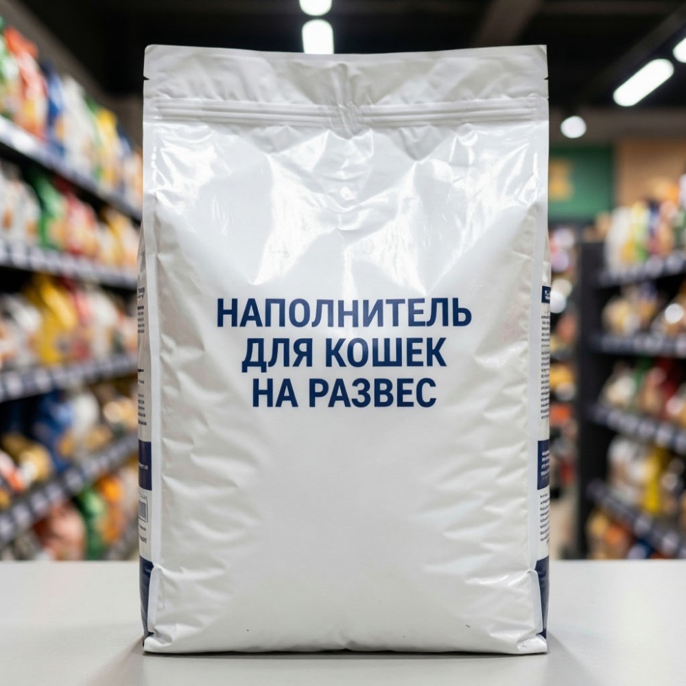 Наполнитель Барсик Тофу РАЗВЕСНОЙ зеленый чай 1 кг
