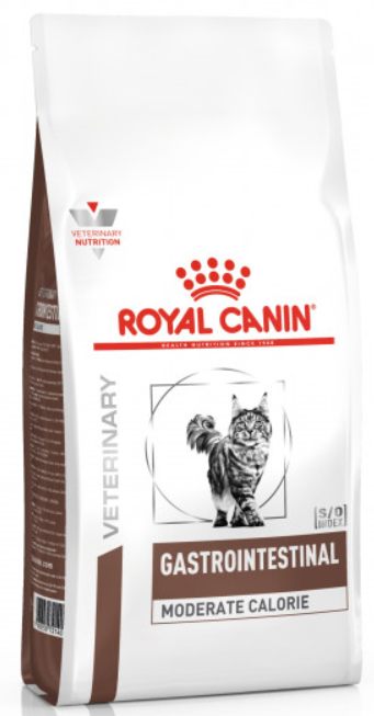 Корм Royal Canin Gastrointestinal MODERATE CALORIE для кошек при лечении ЖКТ (низкокалорийный)