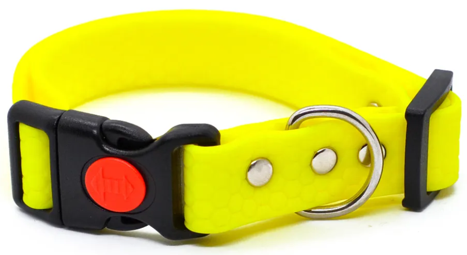 Ошейник из биотана PerseiLine, влагостойкий, БИОТАН L многоразм С ФИКСАТОРОМ 25" 33-55 см