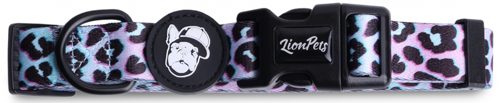 Ошейник для собак LionPets с рисунком из полиэстера LPO-00500-5 (Размер L-Обхват 40-65 см, ширина 2,5 см)