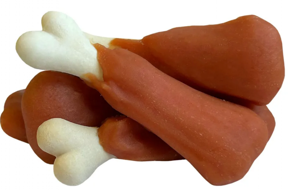 Лакомство Деревенские лакомства Кальциевая косточка с кроликом 90 г для собак